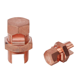 Copper Alloy Grounding Clamps 4PCS Split Bolt Connector Copper ...