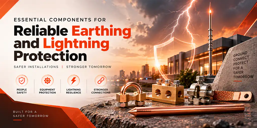 Essential Components for Reliable Earthing and Lightning Protection